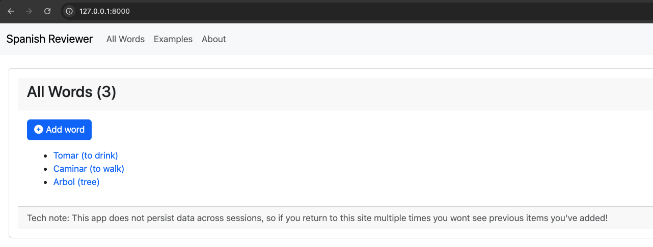 Image of view all vocab words